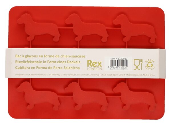 Silikonski model za ledene kocke Sausage Dog – Rex London