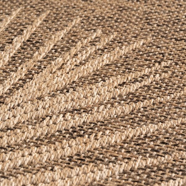 Rjava okrogla notranja in zunanja preproga ø 160 cm Timber 1403 – Ayyildiz Carpets