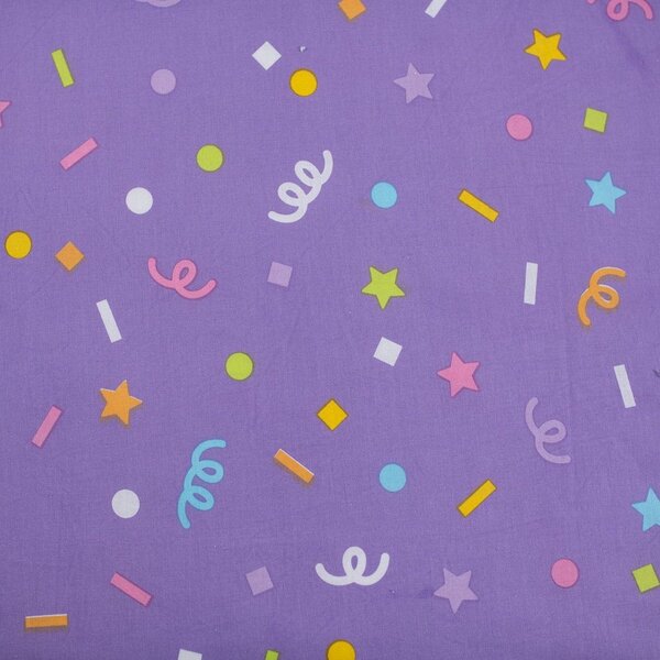 Enojna bombažna otroška posteljnina 140x200 cm Gabby's Dollhouse "Confetti" – Jerry Fabrics