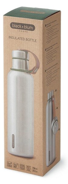 Termovka iz nerjavečega jekla v srebrni barvi 750 ml – Black + Blum
