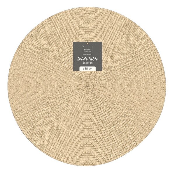 Plastičen pogrinjek ø 35 cm Zebulon – douceur d'intérieur