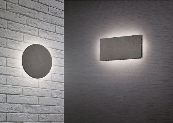 Črna LED zatemnitvena stenska svetilka ø 20 cm Raven – Trio
