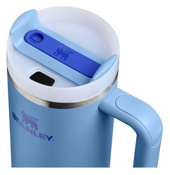 Modra termovka s slamico iz nerjavečega jekla 890 ml Quencher H2.O FlowState™ Tumbler Blue Sky – Stanley