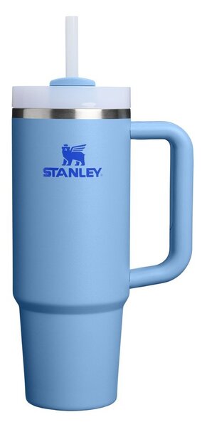 Modra termovka s slamico iz nerjavečega jekla 890 ml Quencher H2.O FlowState™ Tumbler Blue Sky – Stanley
