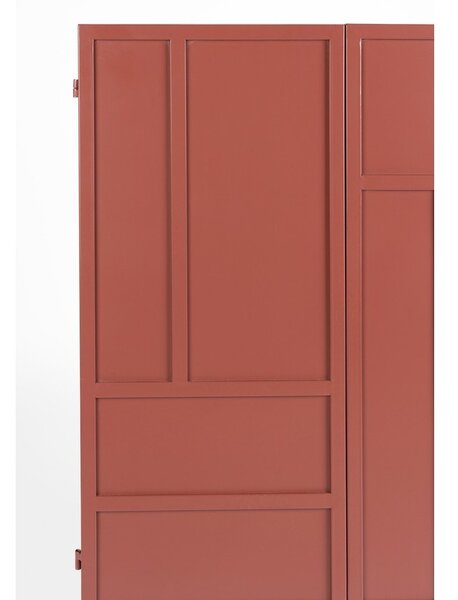 Rdeča kovinska omarica 70x105x35 cm Davis – White Label