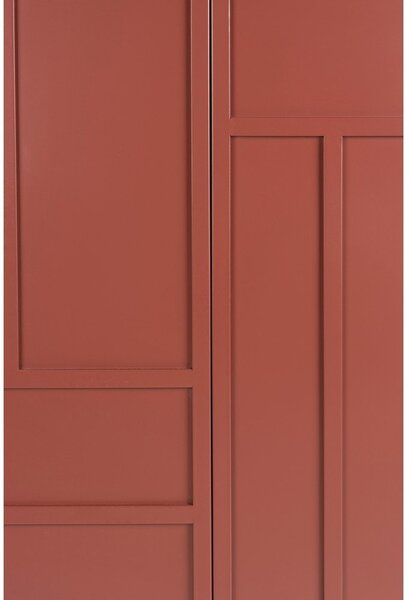 Rdeča kovinska omarica 70x105x35 cm Davis – White Label