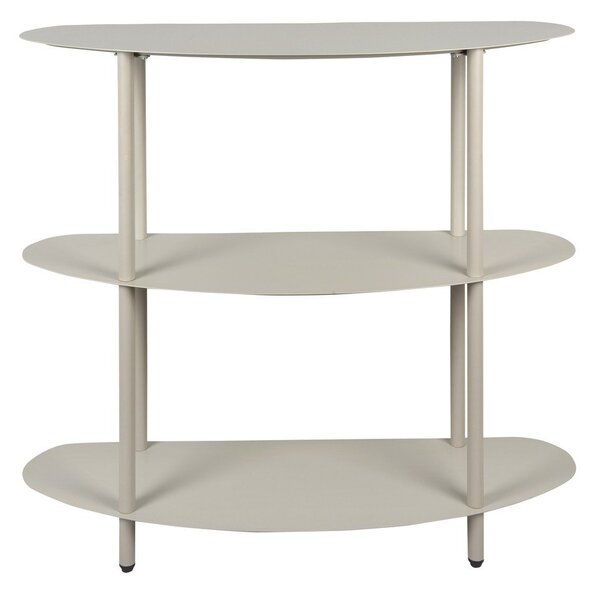 Siv kovinski regal 90x82x28 cm Riqueza – Leitmotiv