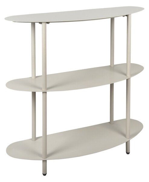 Siv kovinski regal 90x82x28 cm Riqueza – Leitmotiv