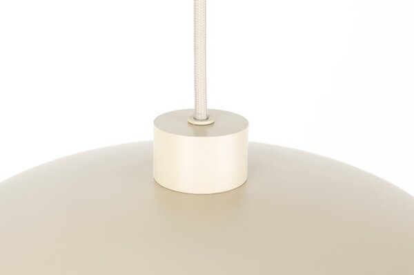 Bež kovinska viseča svetilka ø 26,5 cm Wubbo – White Label