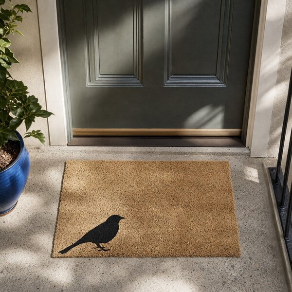 Predpražnik iz kokosovih vlaken 40x60 cm Bird – Artsy Doormats