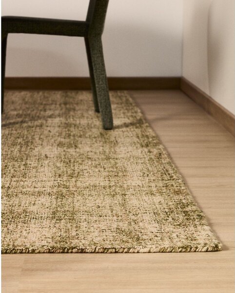 Bež ročno tkana volnena preproga 200x300 cm Zarn – Kave Home