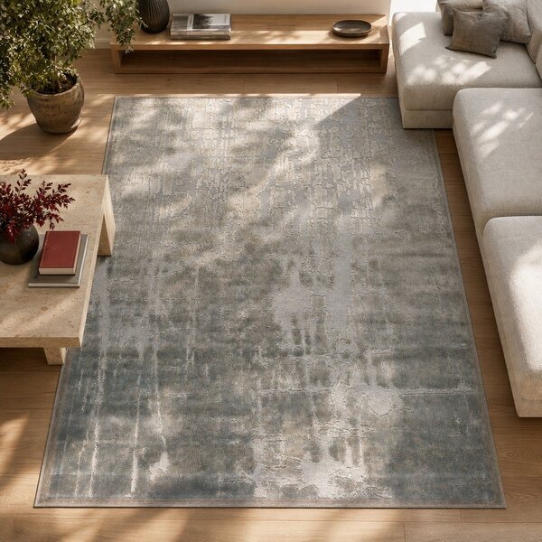 Bež preproga iz viskoze Universal Margot Azul, 60 x 110 cm