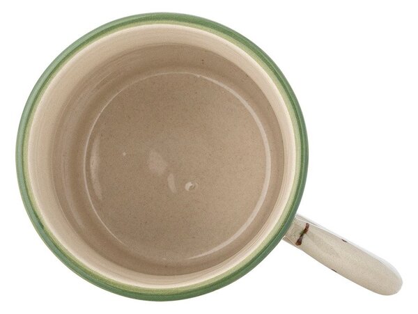 Zelena keramična skodelica za kapučino 260 ml Hezha – Bloomingville