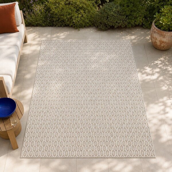 Siva zunanja preproga NORTHRUGS Coin, 80 x 200 cm