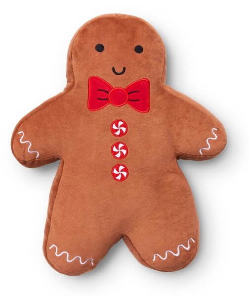 Žametna okrasna blazina z božičnim motivom 28x37 cm Gingerbread – Catherine Lansfield