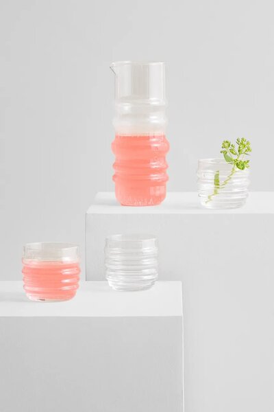 Marimekko komplet kozarcev iz stekla 200 ml