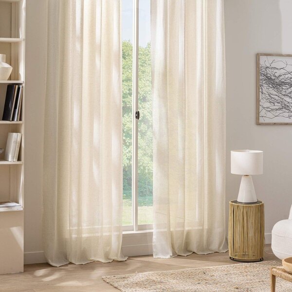 Kremno bela zavesa 140x280 cm Sanya – douceur d'intérieur