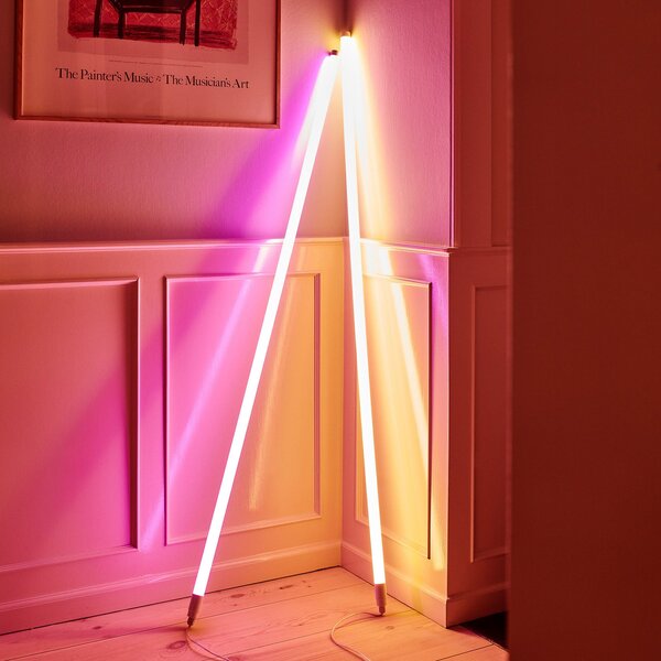 HAY LED-cev Neon Tube, roza, PVC, dolžina 1,5 m, vtič, Roza / rosé, spalnica, Plastika, Sodobni