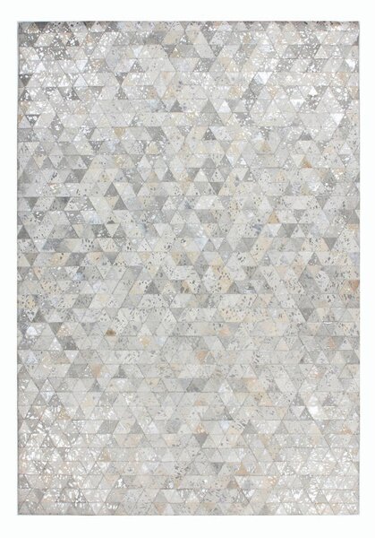 RAVNO TKANA PREPROGA Rocket 410 Grau / Silber 80/150 cm siva, srebrne barve