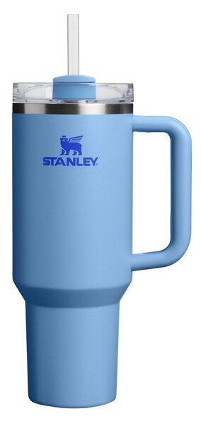 Modra termovka s slamico iz nerjavečega jekla 1,18 l Quencher H2.O FlowState™ Tumbler Blue Sky – Stanley