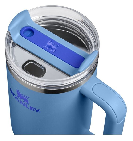 Modra termovka s slamico iz nerjavečega jekla 1,18 l Quencher H2.O FlowState™ Tumbler Blue Sky – Stanley