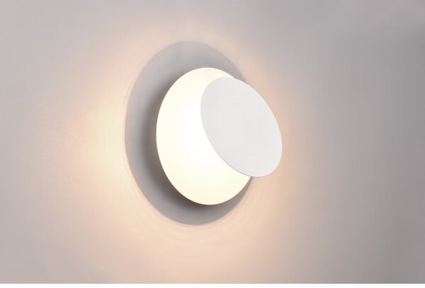 Bela LED stenska svetilka Mio – Trio