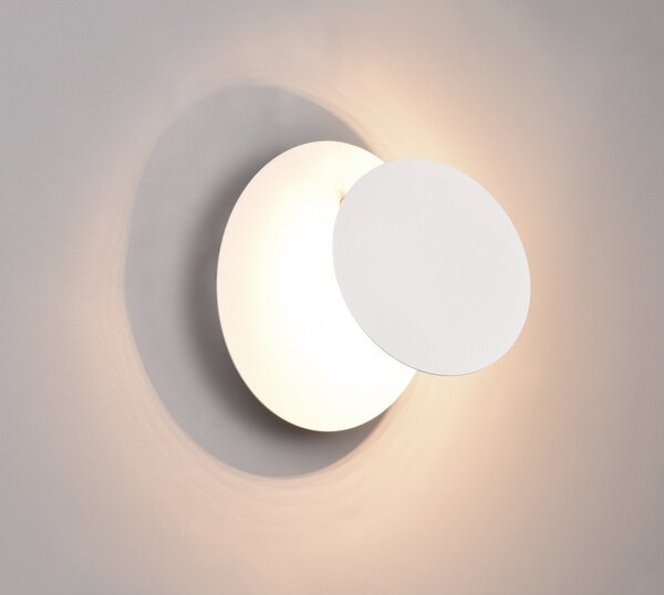 Bela LED stenska svetilka Mio – Trio
