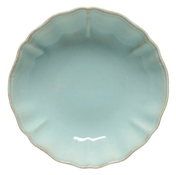 Turkizen jušni krožnik iz kamenine ø 23 cm Alentejo – Costa Nova