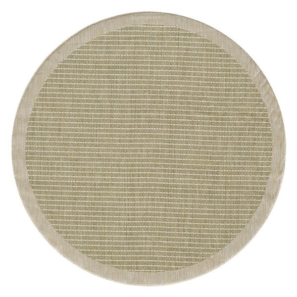 Kaki zelena okrogla notranja in zunanja preproga ø 120 cm Giza 1410 – Ayyildiz Carpets