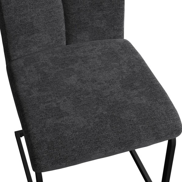 Bessagi Home Nihajni Stol Colien, Temno Siva