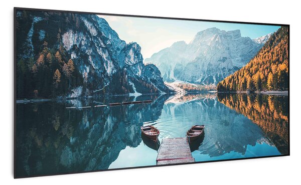 Klarstein Wonderwall Air Art Smart, infrardeči grelec, vodoravno morje, 120 x 60 cm, 700 W