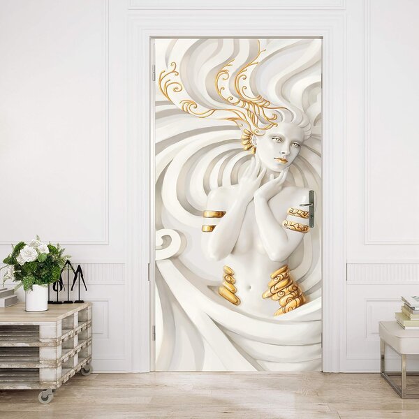 Fototapeta za vrata ZLATA MORSKA DEKLICA 86x200 cm