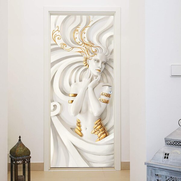 Fototapeta za vrata ZLATA MORSKA DEKLICA 86x200 cm