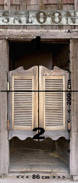 Fototapeta za vrata SALOON 86x200 cm