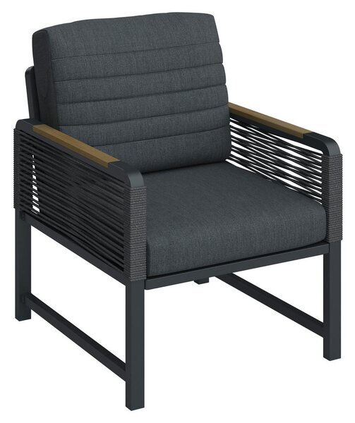 LOUNGE NASLANJAČ tkanina aluminij