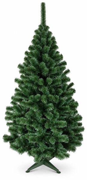ShopJK Božično drevo jelka lux zeleno - bela 150 cm