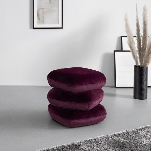 Premium Living Tabure Vicky -trend, Bordo Rdeča