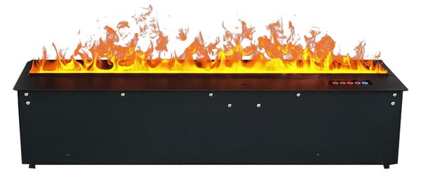 Kamin na vodno paro, ElectricSun MISTique Medij, 100 cm, 8-barvnim plamenom, z zvokom, WiFi aplikacijo