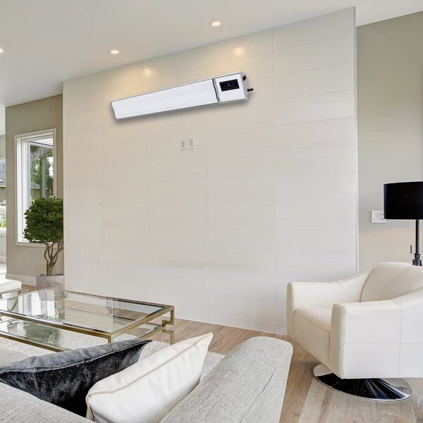 Infrardeči grelec s termostatom, ElectricSun 1800W in 900W, beli, infrardeči grelnik z WiFi in daljinskim upravljalnikom, montaža na steno in strop, n