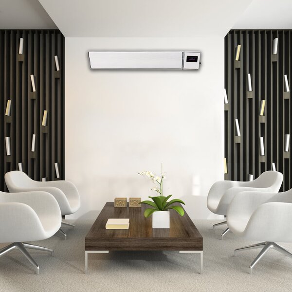Infrardeči grelec s termostatom, ElectricSun 1800W in 900W, beli, infrardeči grelnik z WiFi in daljinskim upravljalnikom, montaža na steno in strop, n