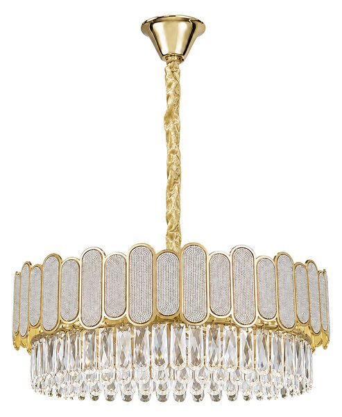 Kristalna viseča svetilka SWE107-CP 50cm GOLD