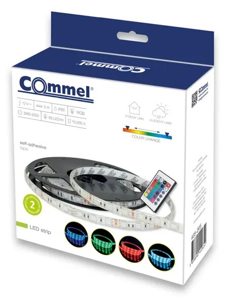 405-205 LED TRAK 72W/RGB IP65/ 12V 5m 3858890440652