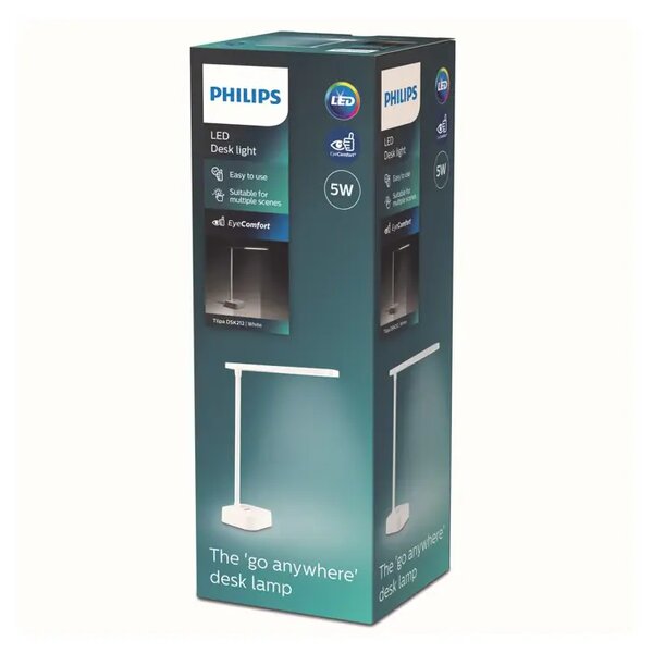 Namizna svetilka Tilpa DSK212 PT 5W 50K W USB 02 8719514443839
