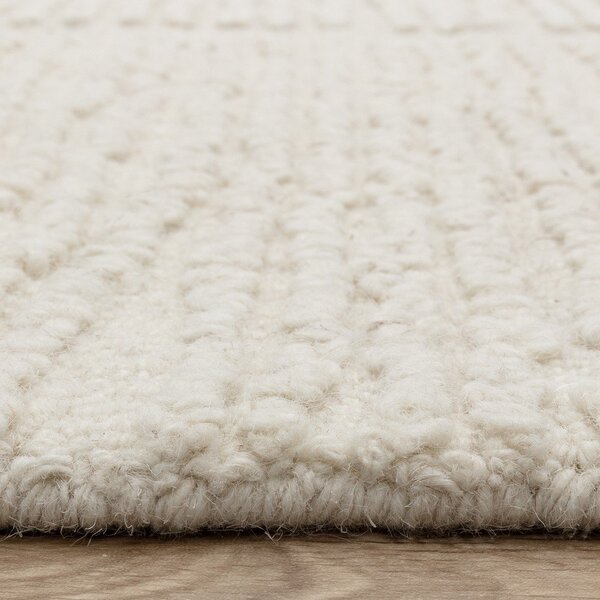 Slonokoščena ročno tkana volnena preproga 120x170 cm Zennith Column – Asiatic Carpets