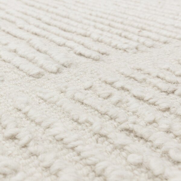 Slonokoščena ročno tkana volnena preproga 120x170 cm Zennith Column – Asiatic Carpets