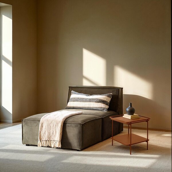 Kovinska stranska mizica 45x45 cm Yuba – Unique Furniture