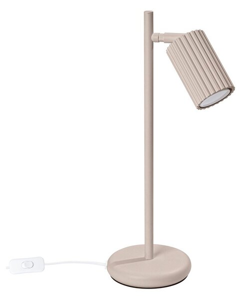 Sivorjava kovinska namizna svetilka (višina 43 cm) Gleam – Sollux
