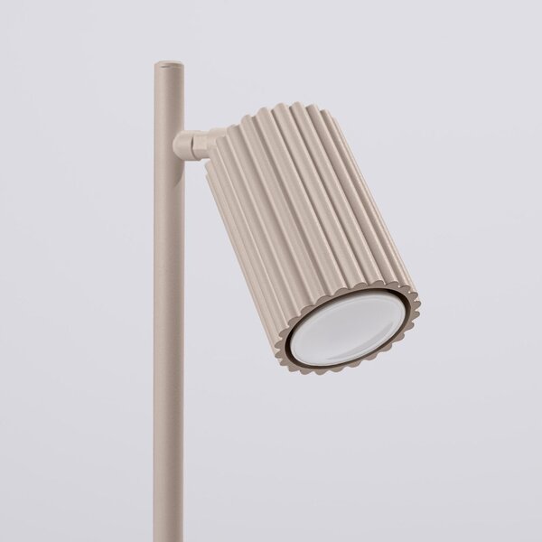 Sivorjava kovinska namizna svetilka (višina 43 cm) Gleam – Sollux