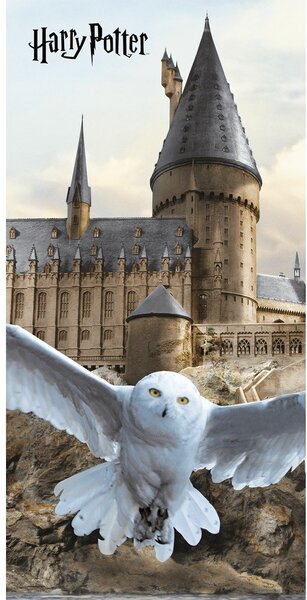 Bombažna otroška brisača 70x140 cm Harry Potter "Hedwig" – Jerry Fabrics