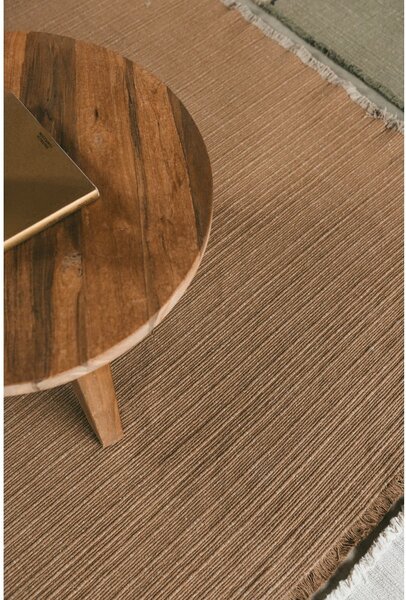 Oker rumena ročno tkana bombažna preproga 140x200 cm Handloom – Lorena Canals